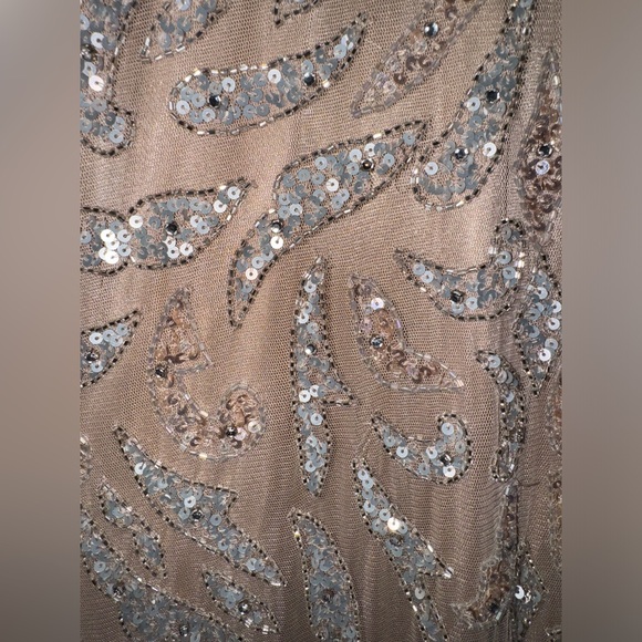 👗 NWT! Mac Duggal Beaded Long Sleeve Dress - Picture 13 of 16